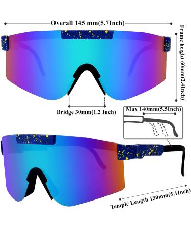 Dlidpher Sport Polarized Sunglasses | UV400 Protection for Men & Women | Outdoor Baseball Riding Fishing Goggles - Buy Online on GoSupps.com