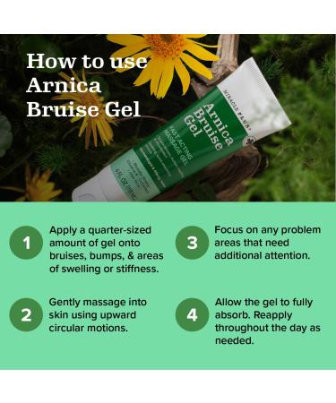 Miracle Plus Natural Arnica Bruise Body Gel - Extra Strength Vitamin K Cream for Bruising Swelling & Thin Skin - 4 Oz Arnica Ointment for Post-Surgery Skin Care - Buy Online on GoSupps.com