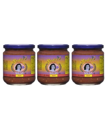 Sadie's of New Mexico Salsa, Hot 16 Oz (Pack of 3)