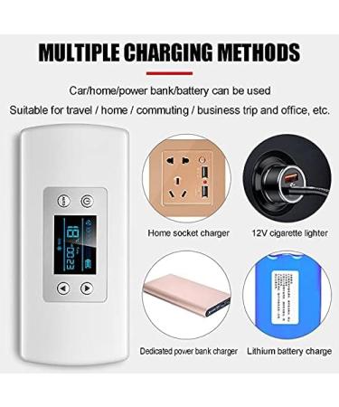 Insulin Cooler Refrigerated Box Mini Portable Insulin Cooling Case Car Small Refrigerator Travel Case 2-8 Drug Reefer LCD Display For Keeping Diabetes Drug Cooler About 8-10 Hours White 2 White 2 battery - Buy Online on GoSupps.com