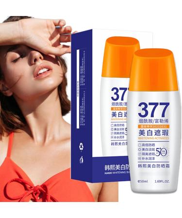  YNPQTDS Body Sunscreen - 50ml Moisturizing Sun Protection for the Body | Moisturizing UV Protection Non-Greasy Care for Face and Body Suitable for Sensitive Dry Skin Types - Buy Online on GoSupps.com
