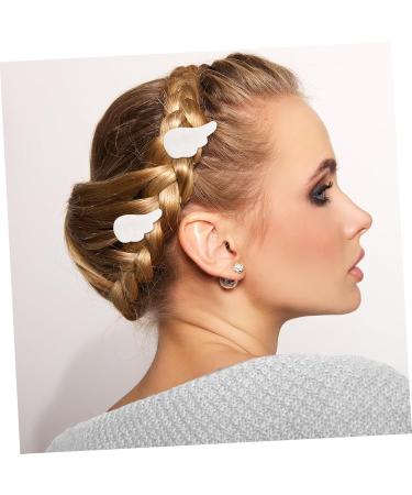 FOMIYES 4pairs Angel Wings Hairpin Cosplay Accessories Kawaii Hair Clips for Women Children Hairpin Non Slip Hair Clamps Barrettes for Girls White Girl Child Non-slip Plush Big Hairpin - Buy Online on GoSupps.com