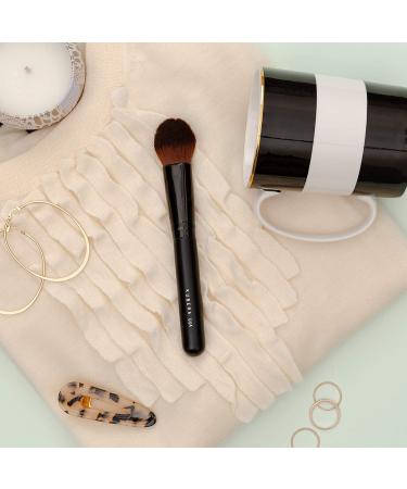 KUBERA Small Pointed Face Powder Blush Brush | 100% Synthetic Hair | Vegan & Cruelty-Free | Precision Makeup Blending - Buy Online on GoSupps.com