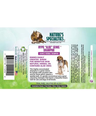 Nature's Specialties Hypo Aloe Genic Shampoo 16oz - Gentle and Soothing Formula - Buy Online on GoSupps.com