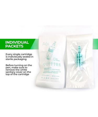 Dr. Pen Ultima A6S 16 Pins Replacement Cartridges (20 Pack) - Bayonet Slot Disposable Parts - Buy Online on GoSupps.com