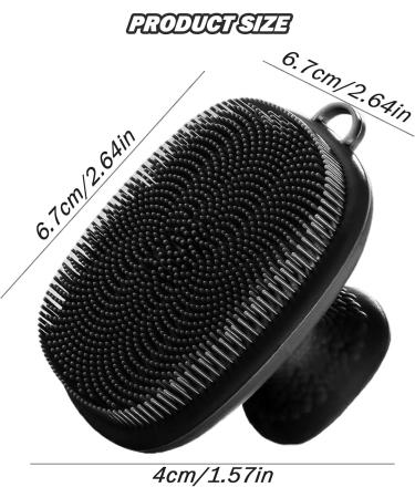 Silicone Face Scrubber Soft Face Brush Manual Facial Scrubber Exfoliator Waterproof Facial Cleansing Brush Non Slip Face Brush with Handle - Buy Online on GoSupps.com
