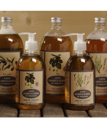 Savon De Marseille Liquid Soap 16.9 Fl Oz - Marius Fabre | Premium French Soap for All Skin Types - Buy Internationally - Buy Online on GoSupps.com