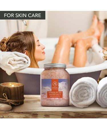 Himalayan Pink Crystal Salt 46 Oz - 100% Pure & Natural for Good Sleep, Stress Relief, and Detox Cleanse - Buy Online on GoSupps.com