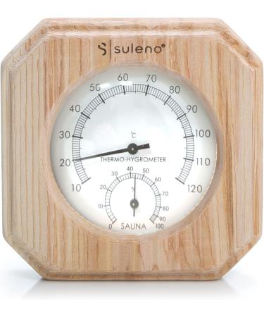 SULENO EMMA 2-Piece Sauna Set | Premium Hourglass Thermometer & Hygrometer | International Shipping Available - Buy Online on GoSupps.com
