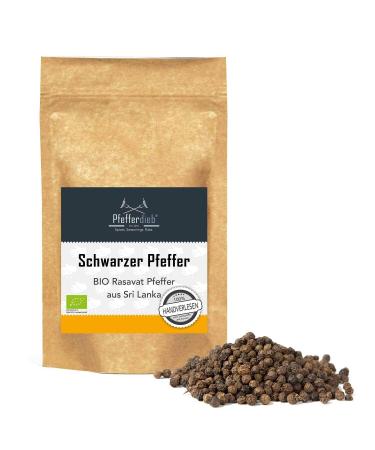 Black pepper ORGANIC Rasavat pepper whole premium quality directly from the spice garden in Sri Lanka 250g - Pfefferdieb 250.0 grams - Buy Online on GoSupps.com