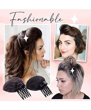 Perfect Puff Hair Pillow & Invisible Hair Clips - Fluffy Volume Boosting Set for Princess Hair | 2-Pack - Buy Online on GoSupps.com
