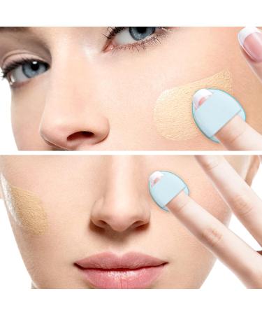 Sibba 25 Pack Puff Sponges - Beauty Blending Makeup Applicators for Liquid Foundation & Eye Makeup - Soft Pads in White Powder Black and Haut - Buy Online on GoSupps.com