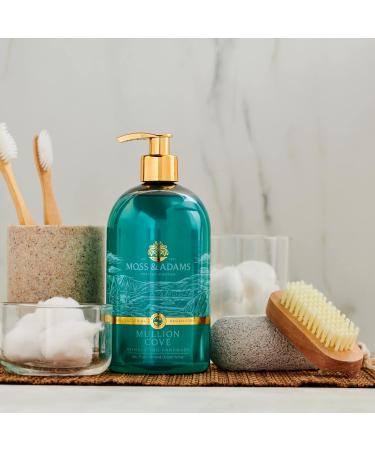 Stimulating Antibacterial Vegan Handwash - Moss & Adams Mullion Cove Ocean Spray 500ml - Buy Online on GoSupps.com