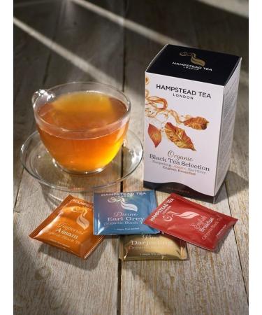 Assortiment de th s Noirs Black Selection (darjeeling assam earl grey english breakfast) lot de 2 bo tes de 20 sachets - Hampstead Tea - Buy Online on GoSupps.com