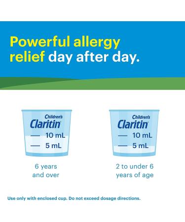 Claritin Children's 2 Hour Non-Drowsy Allergy Oral Solution 5 mg/ 5 mL Grape - 4 Fl Oz - Buy Online on GoSupps.com