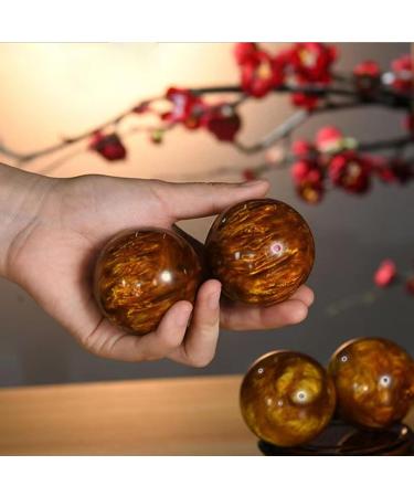 2 Inch Handmade Coral Baoding Fitness Ball - Stress Relief & Acupuncture Massage for Flexible Stretching - Buy Online on GoSupps.com