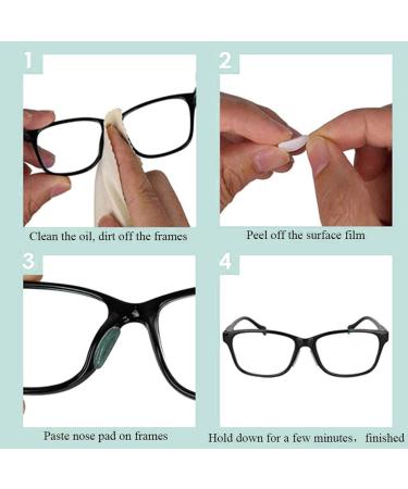 20 Pairs Anti-Slide Silicone Glasses Nose Pads - Self-Adhesive Soft Pads for Glasses & Sunglasses - Buy Online on GoSupps.com