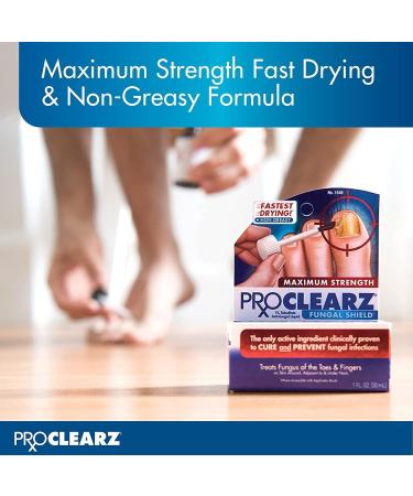 Proclearz Fungal Shield Antifungal Liquid 1 Oz - Maximum Strength Brush-on Treatment - Buy Online on GoSupps.com