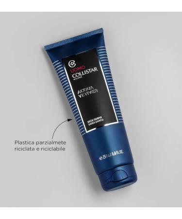 Collistar Vetiver Shower-Shampoo Hommes 2-en-1 Cheveux et corps 250 ml - Buy Online on GoSupps.com