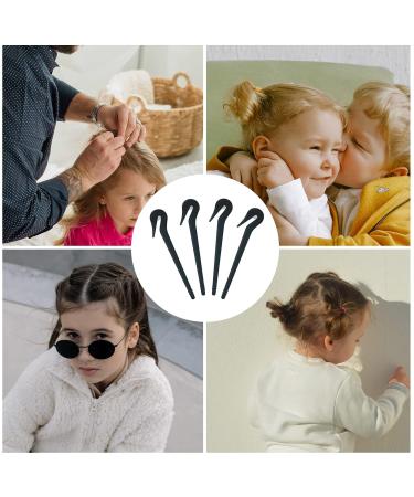 Kinbom 4-Piece Hair Band Remover Set - Elastic Ponytail Cutter Tool for All Hair Types (Black) | Efficient & Easy Hair Band Removal - Buy Online on GoSupps.com