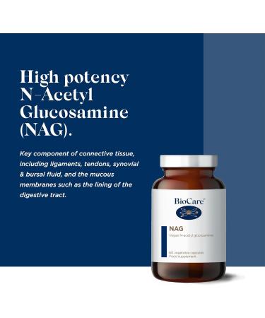 BioCare N.A.G. (N-Acetyl Glucosamine) - 60 Capsules | Supports Joint Health & Mobility - Buy Online on GoSupps.com