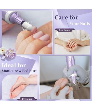 YaFex Electric Nail File Manicure Pedicure Cordless Rechargeable Kit with Storage Bag - Buy Online on GoSupps.com
