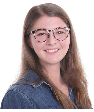 LifeArt Blue Light Blocking Glasses - Anti Eyestrain & UV Protection for Men & Women | Computer Gaming TV Eyewear (Black & White No Magnification - Buy Online on GoSupps.com