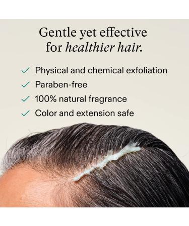 Nutrafol Exfoliating Scalp Mask - 4 fl oz | Physician-Formulated for Thinning Hair | Eliminates Build-up and Oil for Healthier Hair & Scalp | Color & Extension Safe - Buy Online on GoSupps.com