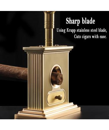 Desktop Cigar Cutter Vertical Stainless Steel Cigar Cutter Home Bar Cigar Tools Men's Cigar Accessories Gifts - Buy Online on GoSupps.com