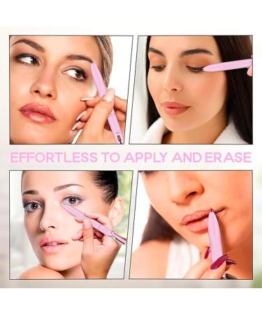 4 in 1 Makeup Pen Double-Ended Cosmetics 6.93 Inches Body with Ink Slim Casing with Grip Portable Lip Liner for Women Professional Beauty Stick for Ladies Multi Use Cosmetic Applicators 01 - Buy Online on GoSupps.com