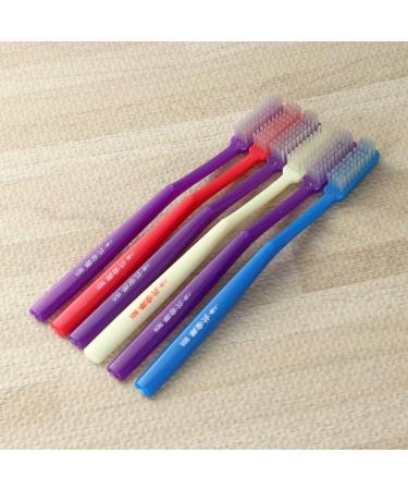Exceart 12PC Manual Hard Bristle Toothbrush Set for Adults - Travel & Home Teeth Stain Cleaning (Random Color) - Buy Online on GoSupps.com