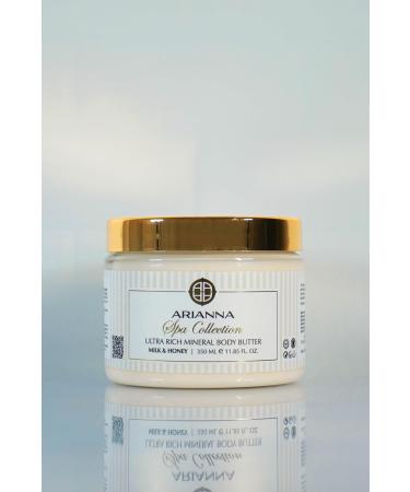 ARIANNA-SKINCARE Ultra Rich Mineral Body Butter | Vegan Moisturizer for Dry Skin - Milk & Honey | Dead Sea Hydrating Cream - Buy Online on GoSupps.com