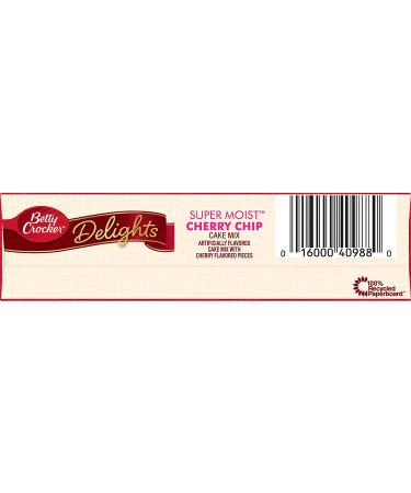Betty Crocker Super Moist Cherry Chip Cake Mix 15.25 oz - Delicious & Easy to Bake - Buy Online on GoSupps.com