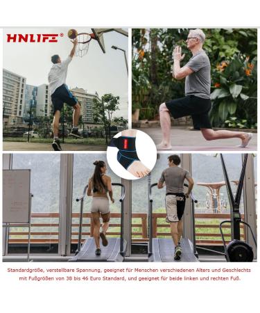 Buy Hnlife Adjustable Breathable Foot Bandage - Perfect Ankle Support for Sports Running Hiking & Mountaineering - One Size Fits All (Blue) - Buy Online on GoSupps.com