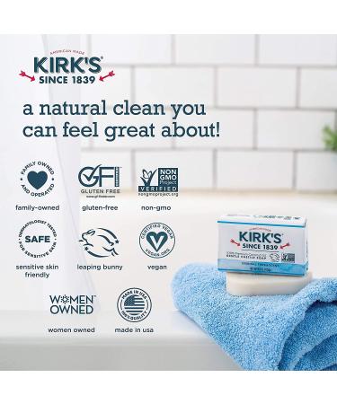 Kirk's Original Coco Castile Soap Fresh Scent 4oz - Pack of 6 - Buy Online on GoSupps.com