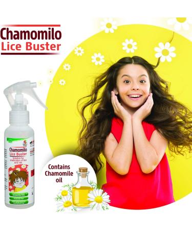Chamomilo Lice Buster Spray - Effective Head Lice and Nits Treatment | Fast International Shipping - Buy Online on GoSupps.com