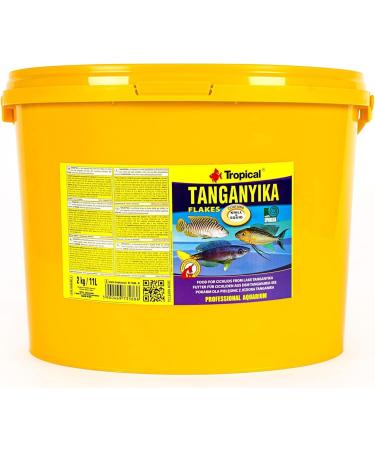 Tropical TANGANYIKA 11L / 2kg - Food for cichlids from Lake Tanganyika, in Flake Form