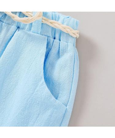 YOUNGER TREE Toddler Baby Girls Watermelon T-shirt + Linen Shorts Set - 4 Years - Buy Online on GoSupps.com