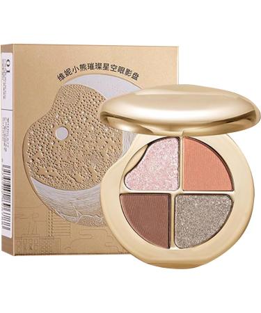 Eyeshadow Palette Makeup Palette 4in1Cosmetic Long Lasting Blush Highlighter For Adult Women Teenager Mature Skin Journey No 2 - Buy Online on GoSupps.com