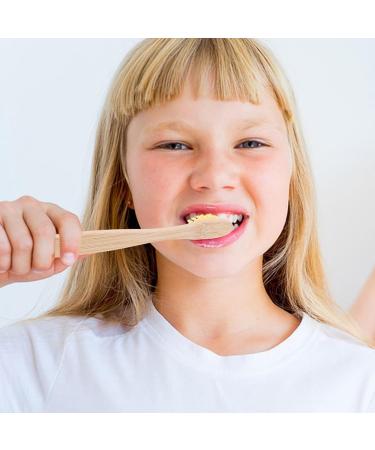 Lalafina 10th Travel Toothbrush | Eco-Friendly Bamboo Portable Soft Toothbrush for Women & Kids | Small Head Design for Easy Packing | Hand-Painted Spray Colors - Buy Online on GoSupps.com
