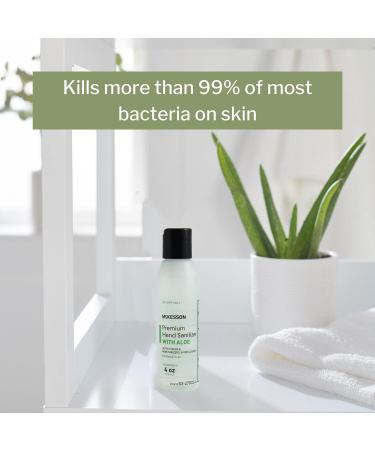 McKesson Gel Hand Sanitizer with Aloe 4 oz - Cleanse and Moisturize - 1 Count - Buy Online on GoSupps.com