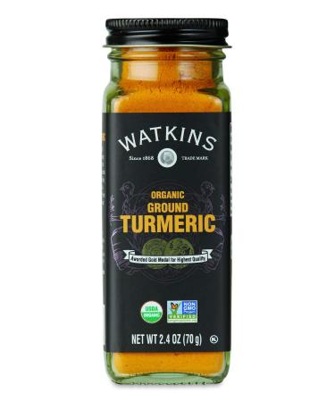 Watkins Gourmet Organic Spice Jar, Turmeric, 2.4 Oz 2.4 Ounce (Pack of 1) - Buy Online on GoSupps.com