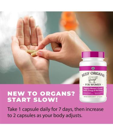 Left Coast Performance Beef Organ Supplement for Women + Organic Beef Liver Capsules - Organic Nutrient Dense Superfood for Overall Energy Health & Wellness - No Fillers Freeze Dried Supplements - Buy Online on GoSupps.com