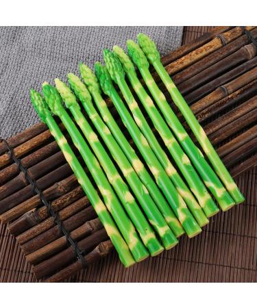 ifundom 50 Pcs Simulated asparagus ornaments food display show ornament kitchen food decor faux veggies Realistic vegetables artificial asparagus Educational Props pvc bouquet cupboard - Buy Online on GoSupps.com