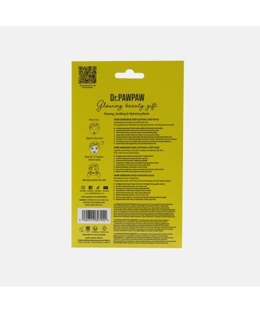 Dr. PAWPAW Glowing Beauty Sheet Mask Gift Set | Hydrating & Soothing Masks for All Skin Types with Papayaluronic  - Buy Online on GoSupps.com