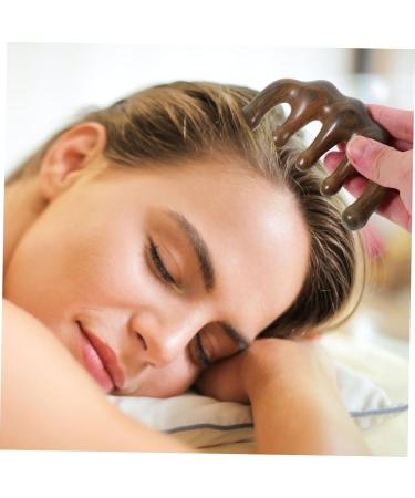 Collbath Sandalwood Comb - Scalp & Body Massage Device | Wide-Toothed Hair & Body Massage Tool - Buy Online on GoSupps.com