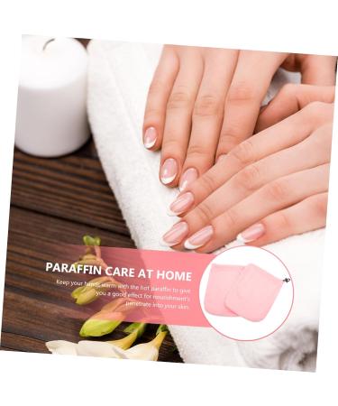 FOMIYES 6 Pairs Wax Thermal Insulation Gloves Wax Bath Foot Hand Cover Mitts Cracked Hand Gloves Hand Protector Gloves Hand Gloves Spa Wax Socks Baby Plush Keep Warm Floor Mat Pink - Buy Online on GoSupps.com