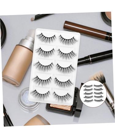 FRCOLOR 3d Flexible False Lashes Pair luxury false magnetic natural look reusable fake eye fakes eyelash magnetic extension false false strip Curly Cruelty- Long False Eye Lashes - Buy Online on GoSupps.com