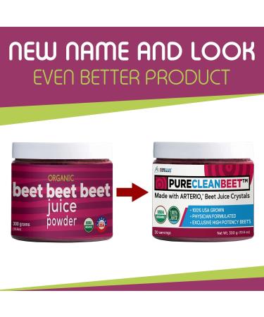 Organic Beet Juice Powder for Healthy Blood Pressure & Cholesterol - Pure USA Grown Superfood Supplement - Nitric Oxide Booster - Buy Online on GoSupps.com