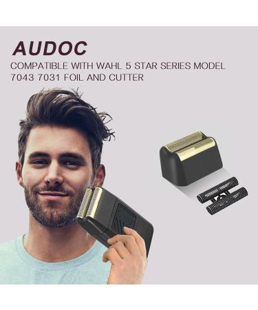 Audoc Replacement Film & Cutting Bar for Choice Razor Film 7043 - Compatible with Professional 5-Star Series #8164 (Black 2 Pieces) - International Shipping Available - Buy Online on GoSupps.com